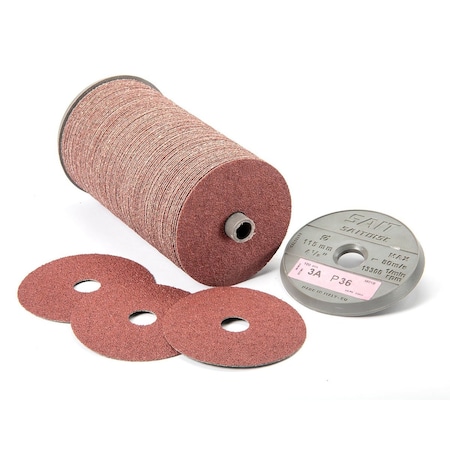 United Abrasives - Sait 3A Fiber Disc 4-1/2 X 7/8 100 Grit Aluminum Oxide